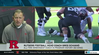 Greg Schiano talks spring ball 2023 with the #BigTen Network -- #Rutgers Scarlet Knights Football