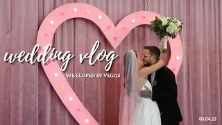 WE ELOPED IN VEGAS - PLANNING A WEDDING IN LESS THAN A WEEK - SURE THING CHAPEL | Georgia Jefferies