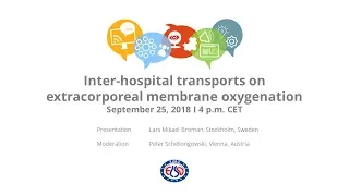 EuroELSO Webinar - Inter-hospital transports on extracorporeal membrane oxygenation