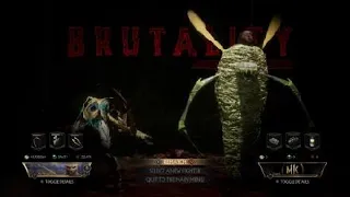 Mortal kombat 11 d'vorah brutality tutorial:  walking in the spider webs