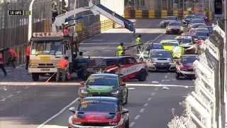 BATTLE HUGE CRASH TCR CAR | MACAU GP 2021