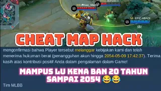 Ketemu Cheat Map Hack di Rank, Report & Terbukti Pakai Cheat, DiBan 30 Tahun 😂, MAMPUS | MLBB