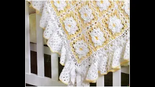 Crochet Patterns| free |crochet baby Blanket| 3987