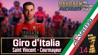 GIRO D'ITALIA 2019 Stage 14 : Saint-Vincent - Courmayeur (Monte Bianco) || Pro Cycling Manager 2018