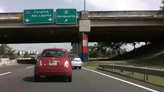 Driving in San Juan, Puerto Rico