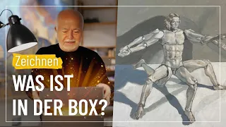 Ideen zum Zeichnen: Überraschung aus der Box #2 - Vitruvianischer Mensch | sehen&gestalten #174