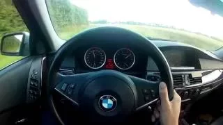 BMW 545i ACCELERATION POV DRIVE