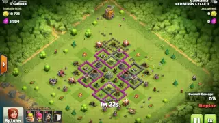 WTF I 2 star a th 7|Clash of clans #1