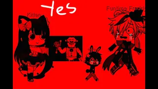 Sister Location Reacts To Cursed Images | Gacha Fnaf |