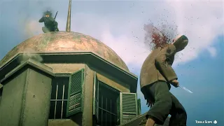 RDR2 - Saint Denis Rooftop Battles! NPC Wars