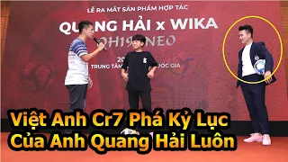 Việt Anh CR7 phá kỷ lục bóng đá của anh Quang Hải ngay trên sân khấu khiến Đỗ Kim Phúc vỡ òa