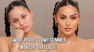 Sweat Proof Glowy Summer Makeup That Last! l Christen Dominique