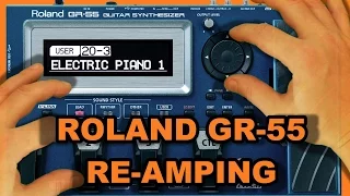 Roland GR-55 as a sound module