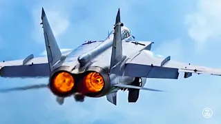 Russian MiG-31 Fighter Jet In Action