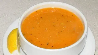 Turkish lentil soup It's so delicious in a cold weather