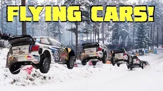 INSANE!! WRC Rally Sweden!