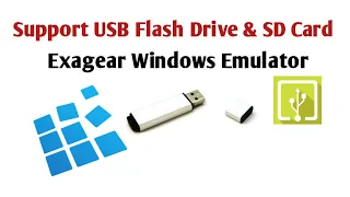 Load & Instal File EXE Dari USB Flash Disk / Drive | Exagear Windows Emulator SdCard