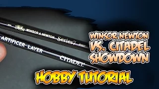 Citadel VS. Winsor & Newton Brushes - Which is Better? Hobby Head To Head