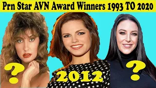 Prn Star AVN Award Winners  1993 to 2021