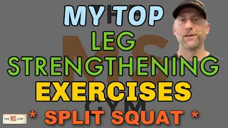 LEG STRENGTHENING – PT4 MODIFIED SPLIT SQUAT - Exercises For Multiple Sclerosis