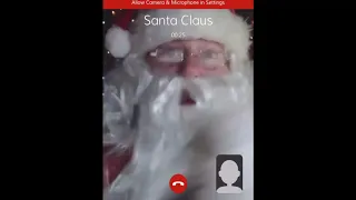 Santa's Calling You - Live Family Video Call with Santa  2021