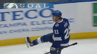 how about that for Brayden Point's first game back