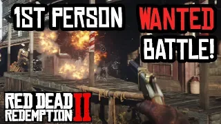 Red Dead Redemption 2 - 1ST PERSON MAX WANTED CHAOS!