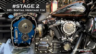 #Stage2 ❤ Harley-Davidson Softail Heritage 114 S&S Cam 465G Full Set