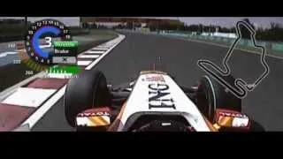 F1 2009 Hungary Fernando Alonso Onboard [FOM] HD