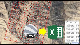 COORDENADAS XYZ DE GOOGLE EARTH A EXCEL 2022 | COORDENADAS GEOGRAFICAS🔴