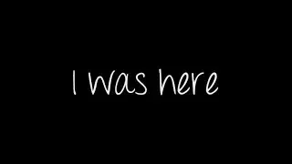 Beyonce -- I Was Here Lyrics -- Mr. Ashaholic