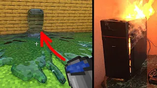 realistic minecraft vs pc