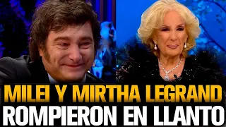 MILEI Y MIRTHA LEGRAND ROMPIERON EN LLANTO