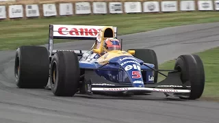 1992 Williams FW14B F1 Ex Mansell - Formula 1 V10 Engine Sound