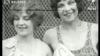 Beauty Pageant along the beach in Chicago (1926)