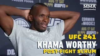 UFC 241: Khama Worthy Doesn’t Care About World Titles: “I’m Here To Make Money” - MMA Fighting