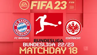 FIFA 23 Bayern Munich vs Eintracht Frankfurt | Bundesliga 22/23 | PS4/PS5 Full Match