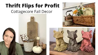 Thrift Flips for Profit | Fall CottageCore Decor | DIY Golden Rule Gilding Wax | NEW 2021 DIY Decor