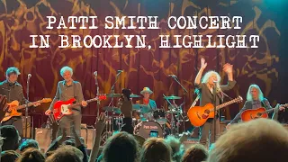 Patti Smith Concert Highlight 4K (Brooklyn Steel, NYC. Feb 22, 2022)