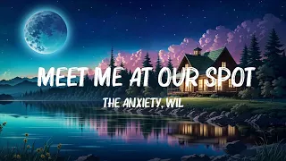 THE ANXIETY, WILLOW, Tyler Cole - Meet Me At Our Spot (Lyrics) Mix Lyrics 2023