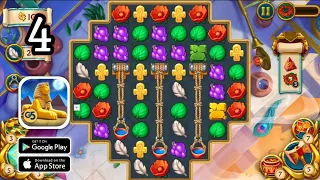 Jewels of Egypt: Gems Match 3 Gameplay |  Mobile And Android Game 2024 ▶️ Part 4