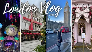 LONDON DURING CHRISTMAS - Christmas lights, sights & luxury shopping | London Vlog 2022