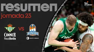 Coosur Real Betis - Hereda San Pablo Burgos (71-74) RESUMEN | Liga Endesa 2021-22