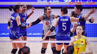 บีม ท็อปสกอร์ วอลเลย์บอลลสาวไทยต้านจีนไม่ไหว แพ้ไป3เซตรวด VNL2024