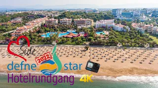 Hotel Defne Star Side | Hotelrundgang | 2022 | Türkei | Hotel | 4K | GoPro | Strand | Urlaub | Tour