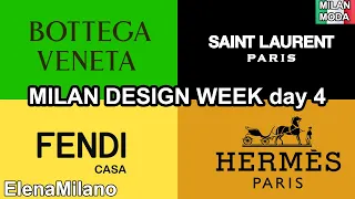 Milan Design Week 2024 Bottega Veneta, Saint Laurent, Fendi, Hermes | day 4 🇮🇹 #italy #milan #mdw