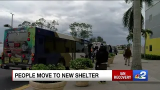 Hundreds of hurricane evacuees transitioning to new short-term shelter location