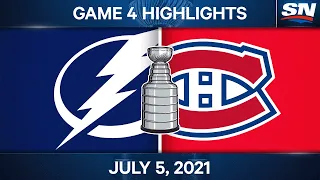 NHL Game Highlights | Lightning vs. Canadiens, Game 4 – Jul. 05, 2021