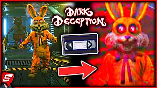 Dark Deception: Joy Joy Land Underground & Lucky The Rabbit Jumpscare (Dark Deception VHS Tape Game)