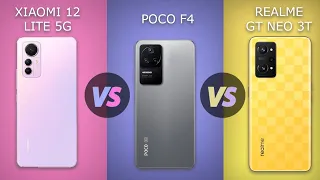 HOT BANGET! Xiaomi 12 Lite 5G VS POCO F4 VS realme GT Neo 3T